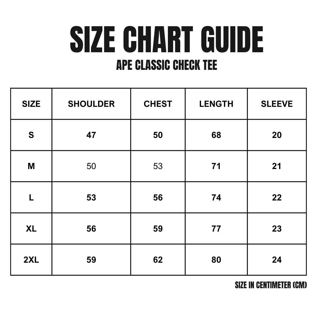 Ape Classic Check Tee - Image 2