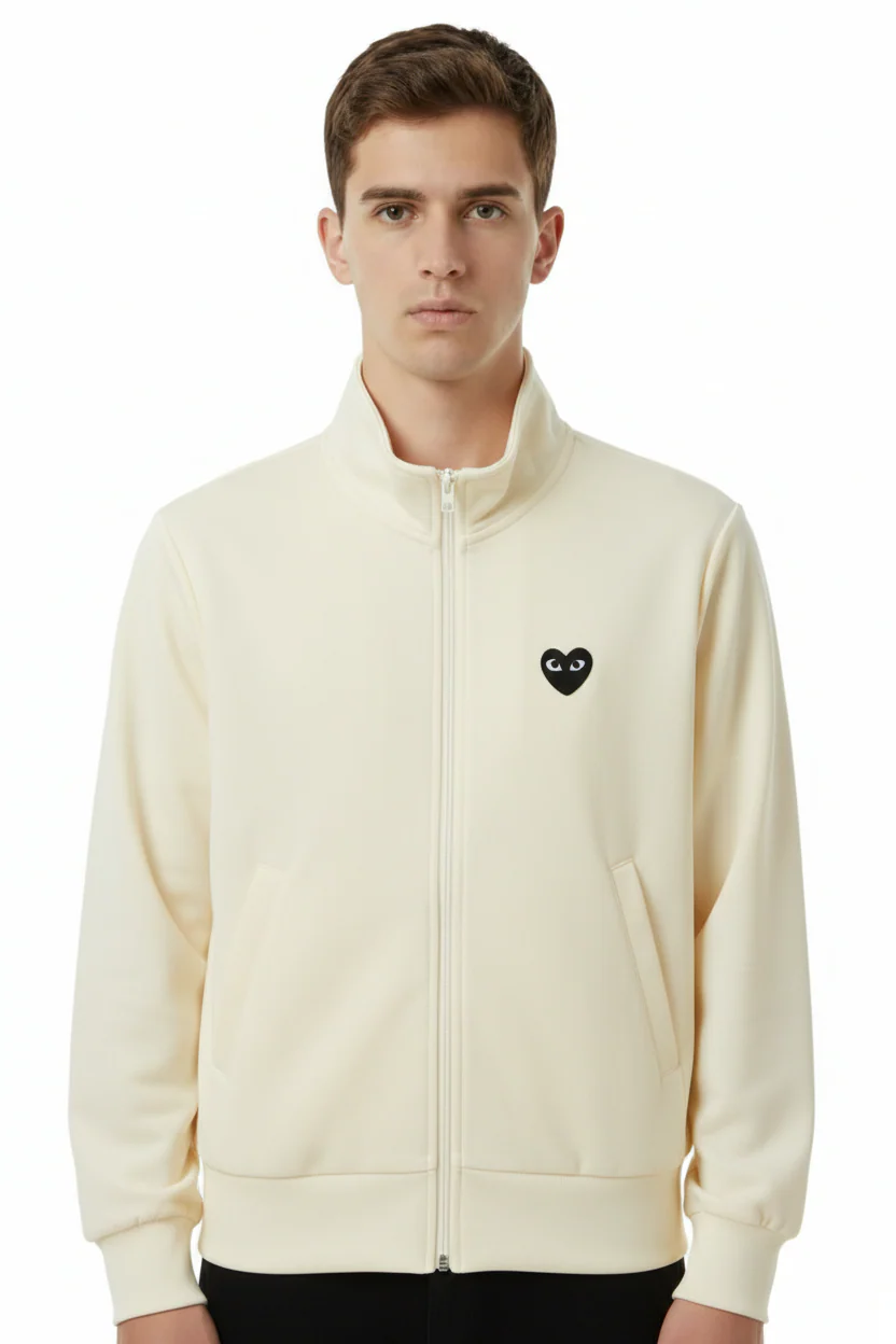 Heart Track Jacket Cream - Image 3