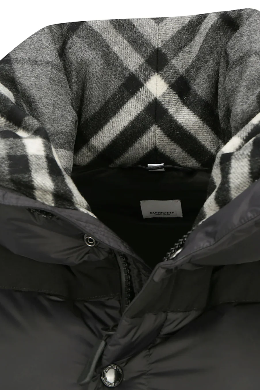 Check Detachable Puffer Jacket - Image 5