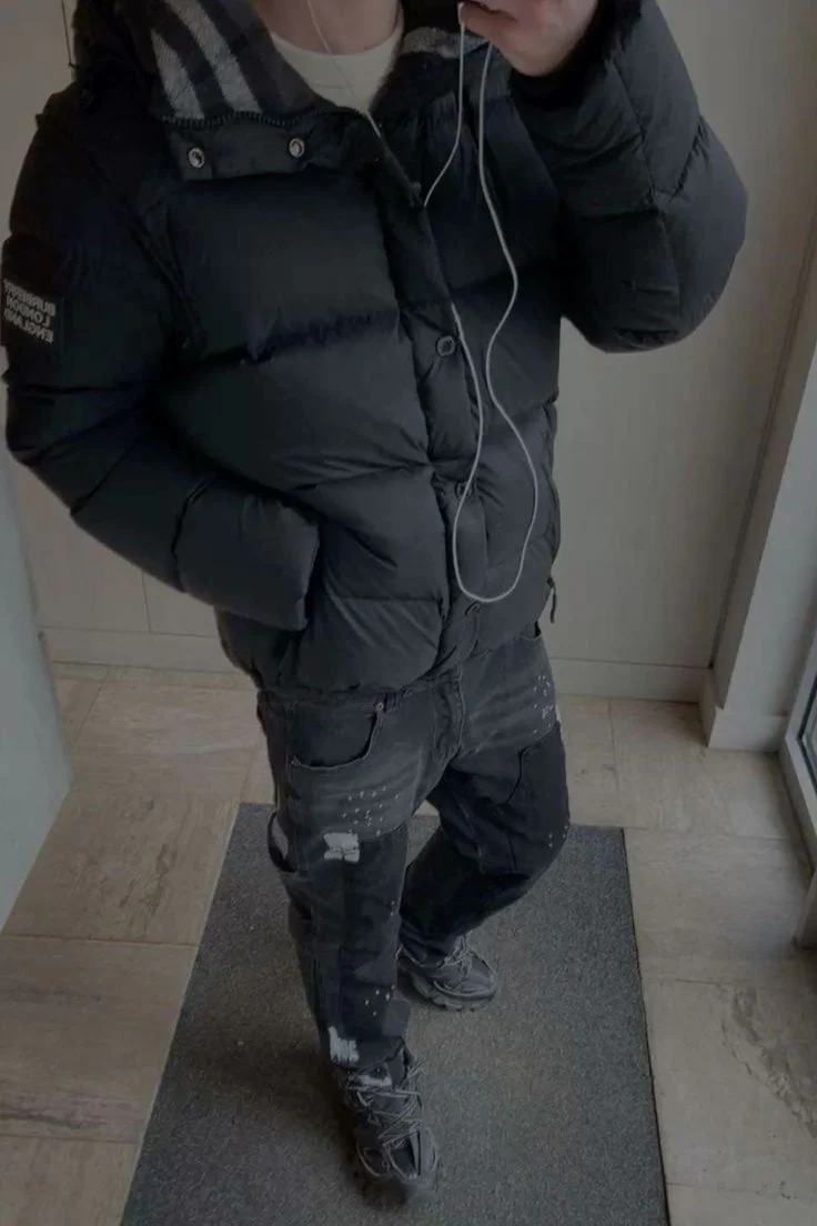 Check Detachable Puffer Jacket - Image 6