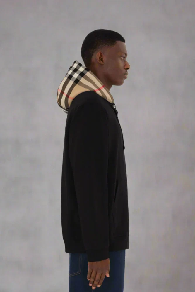 Check Zip Hoodie - Image 4