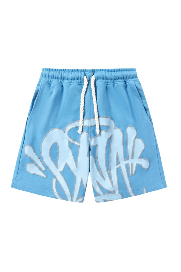 Graffiti Short Set Baby Blue - Image 3