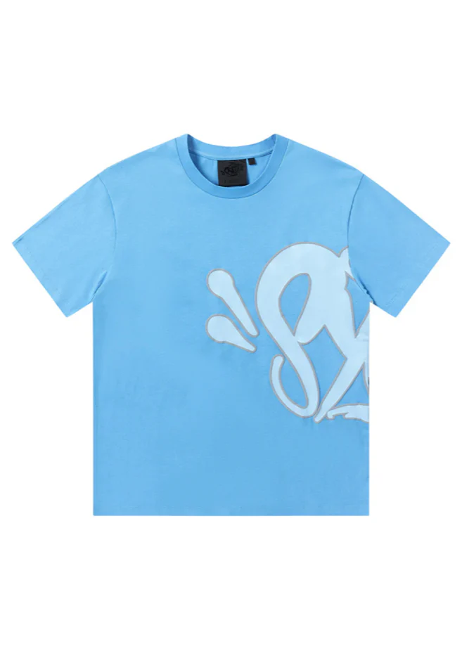 Graffiti Short Set Baby Blue - Image 4