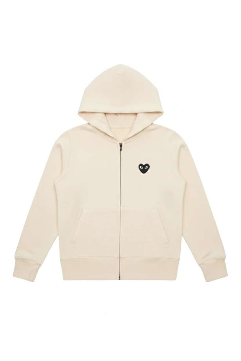 Heart Zip Hoodie - Image 3