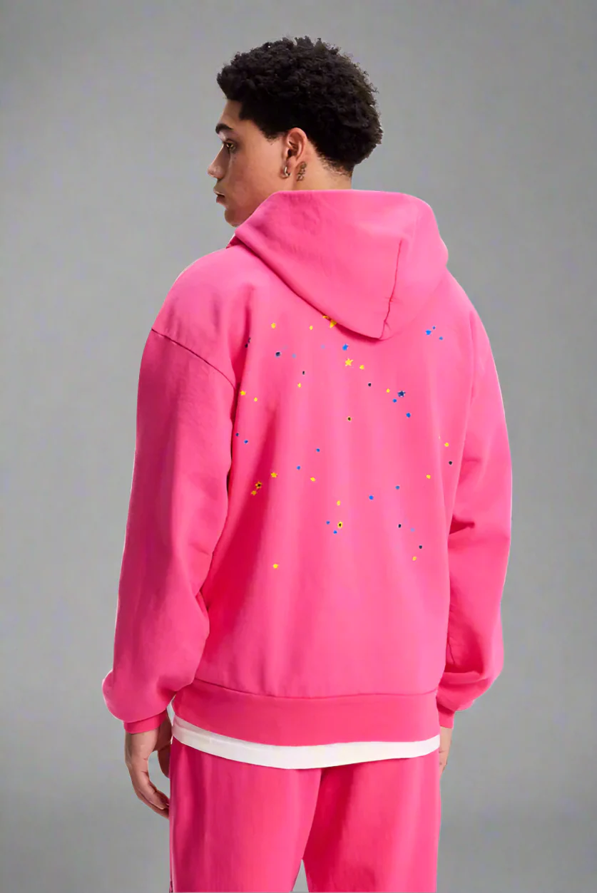 V2 Web Hoodie Pink - Image 4