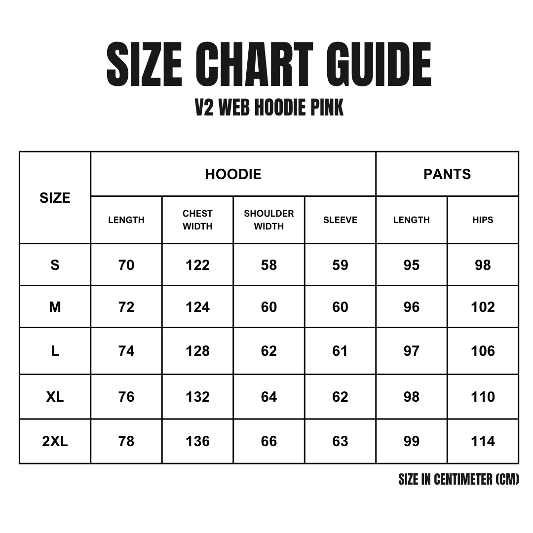 V2 Web Hoodie Pink - Image 5
