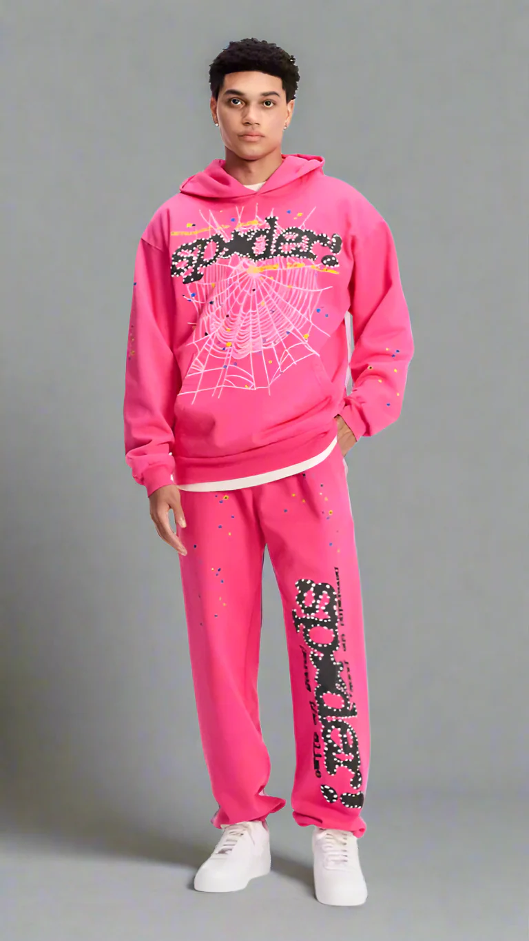 V2 Web Sweatpants Pink - Image 4